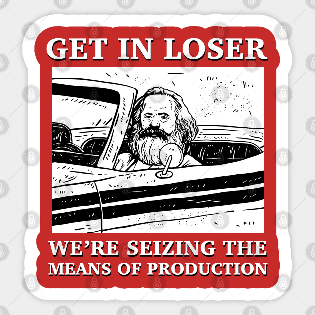 get in loser Sticker by guilhermedamatta